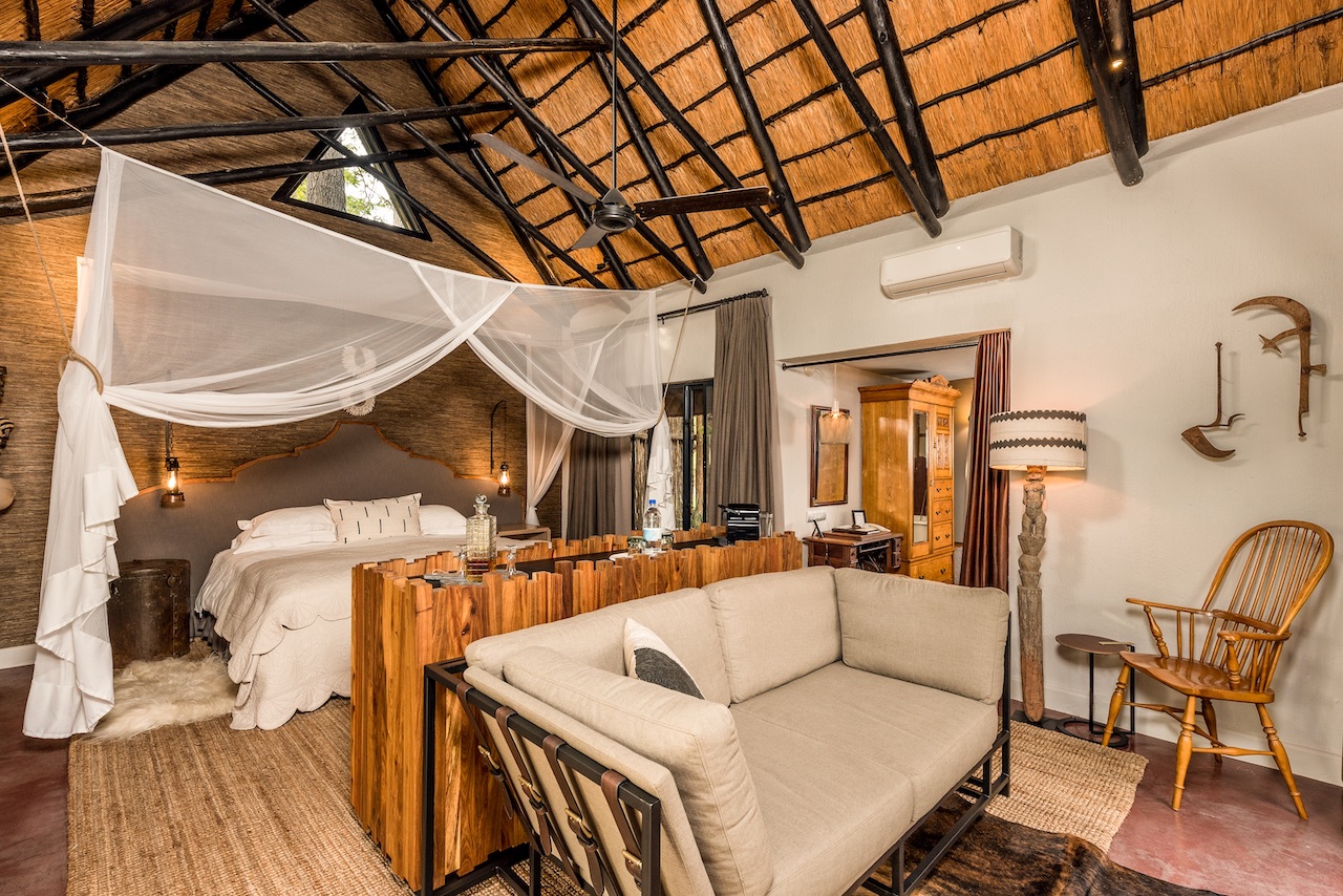 <p>The suite is beautifully appointed with elegant furnishings and African-inspired decor, creating an ambiance that is both sophisticated and authentic.</p>